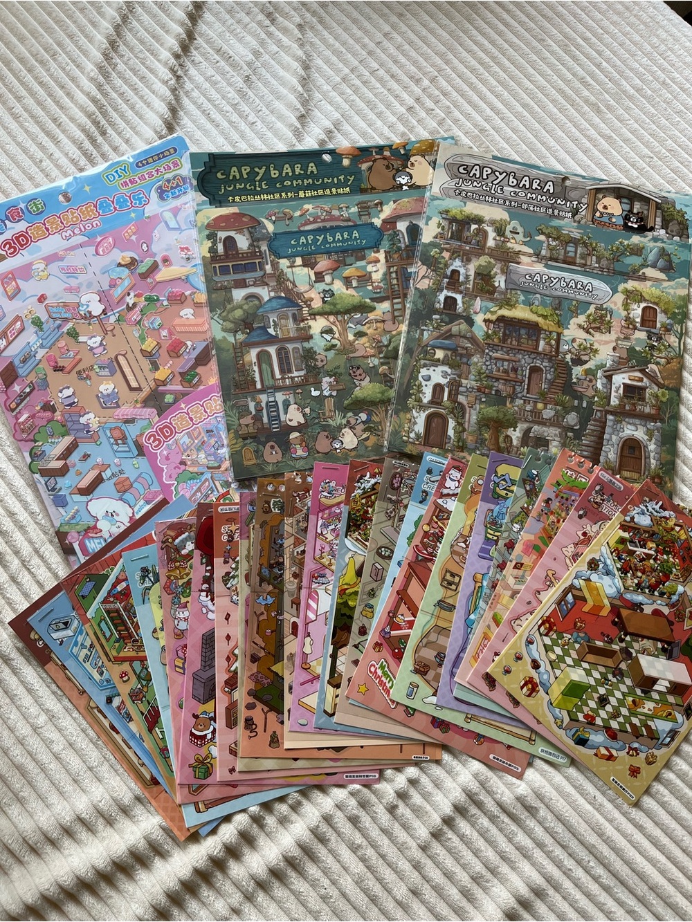 diy sticker bundle book of 24 scenes